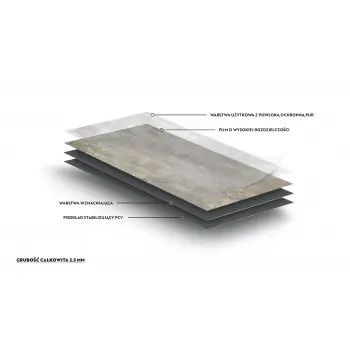 Panele winylowe Green-Flor Prime Inspiration GT-867 NATURAL SLATE CHARCOAL GREY